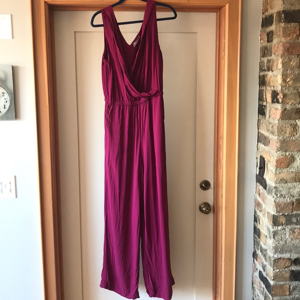 Pink jumpsuit